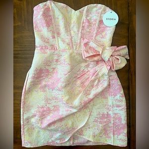 Red Dress- Doesn’t Get Any Better Pink Multi Dress. Size Medium. New With Tags.